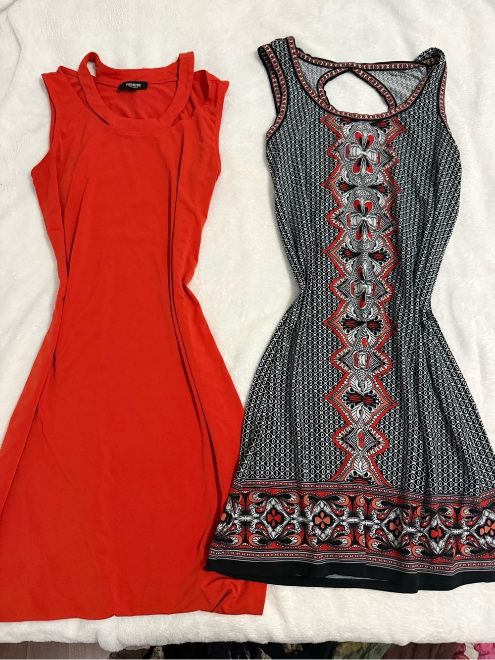 Women’s Red Sleeveless Dress by Unknown Brand